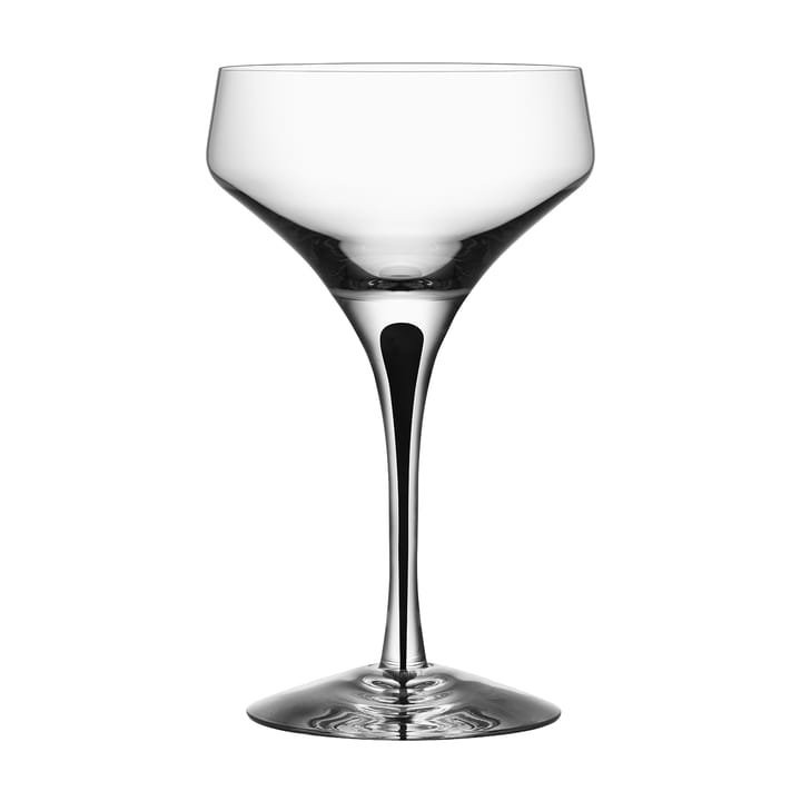 Metropol champagnecoupe 24 cl - Zwart - Orrefors