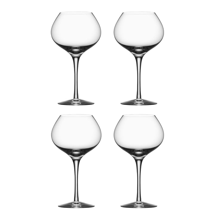More Mature rood wijnglas 4-pack, 48 cl. Orrefors