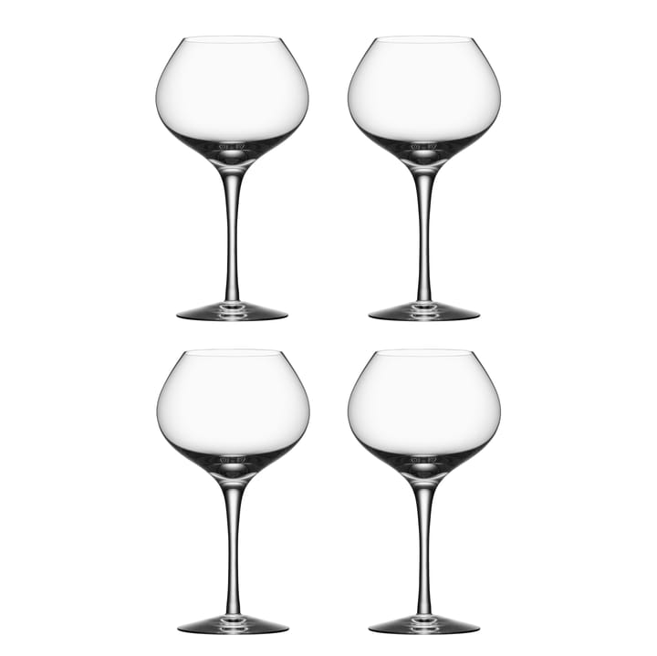 More Mature rood wijnglas 4-pack - 48 cl. - Orrefors