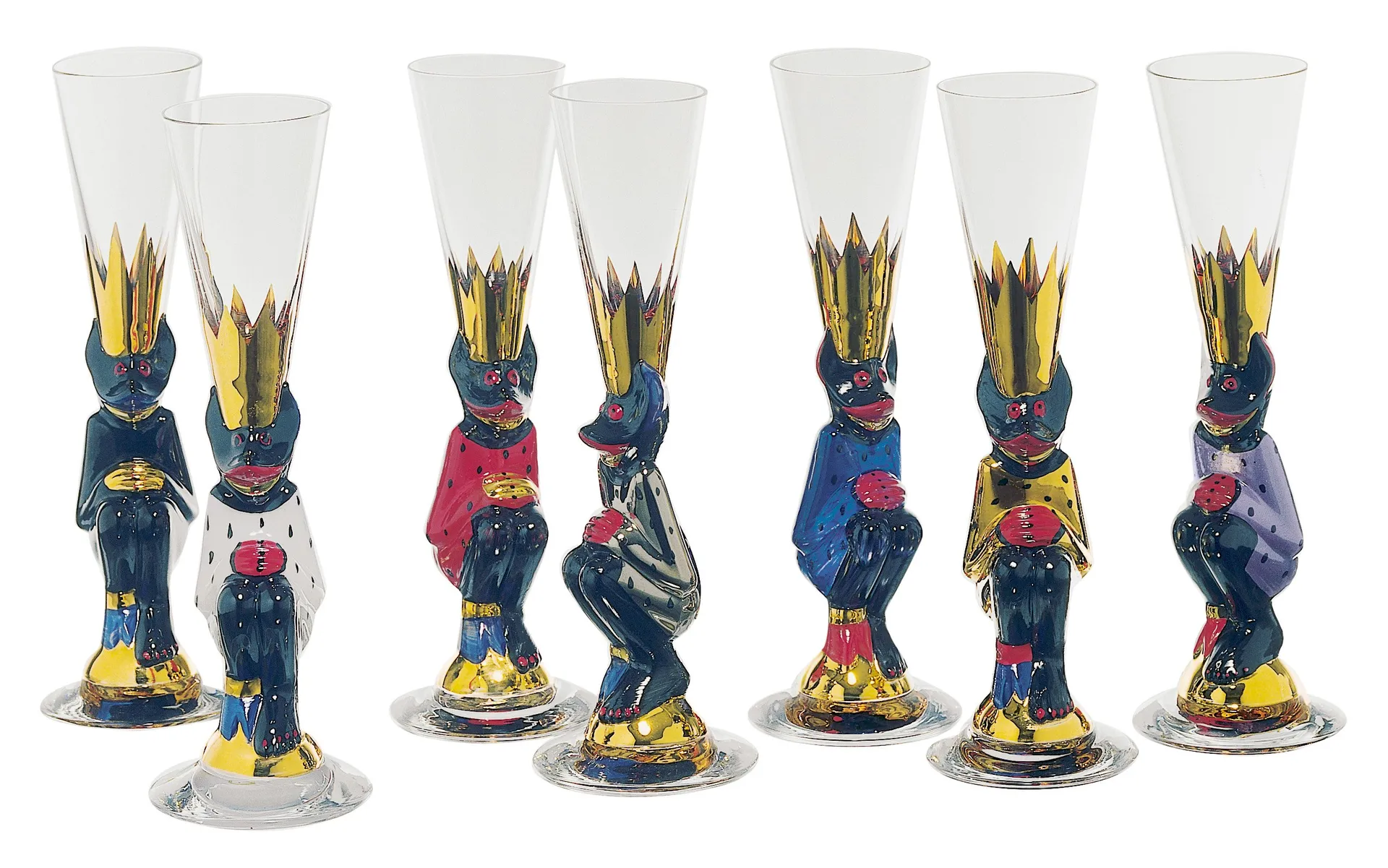 Nobel schnapsglas 4 cl, Zwart Orrefors