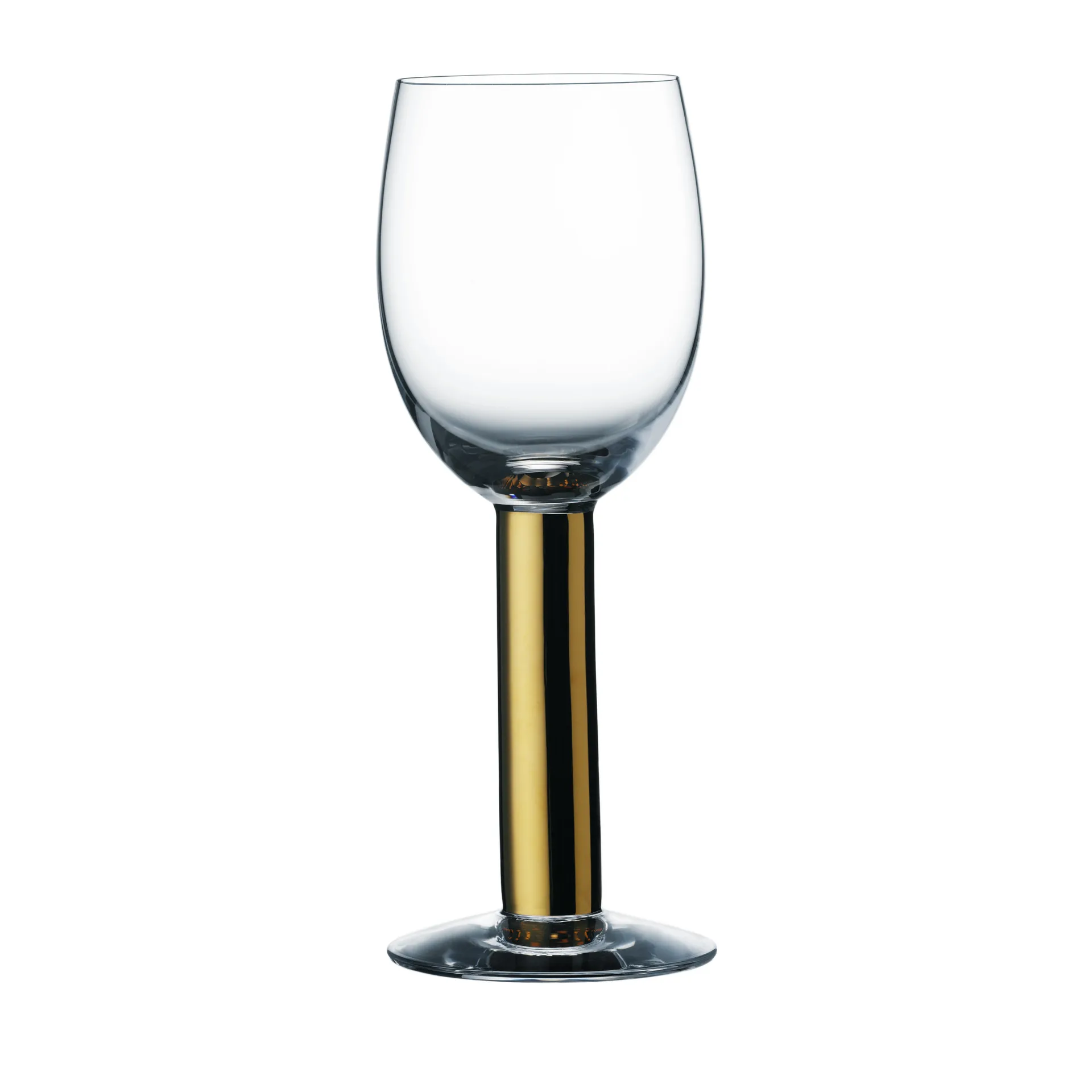 Nobel wijnglas 20 cl, Clear / Gold Orrefors