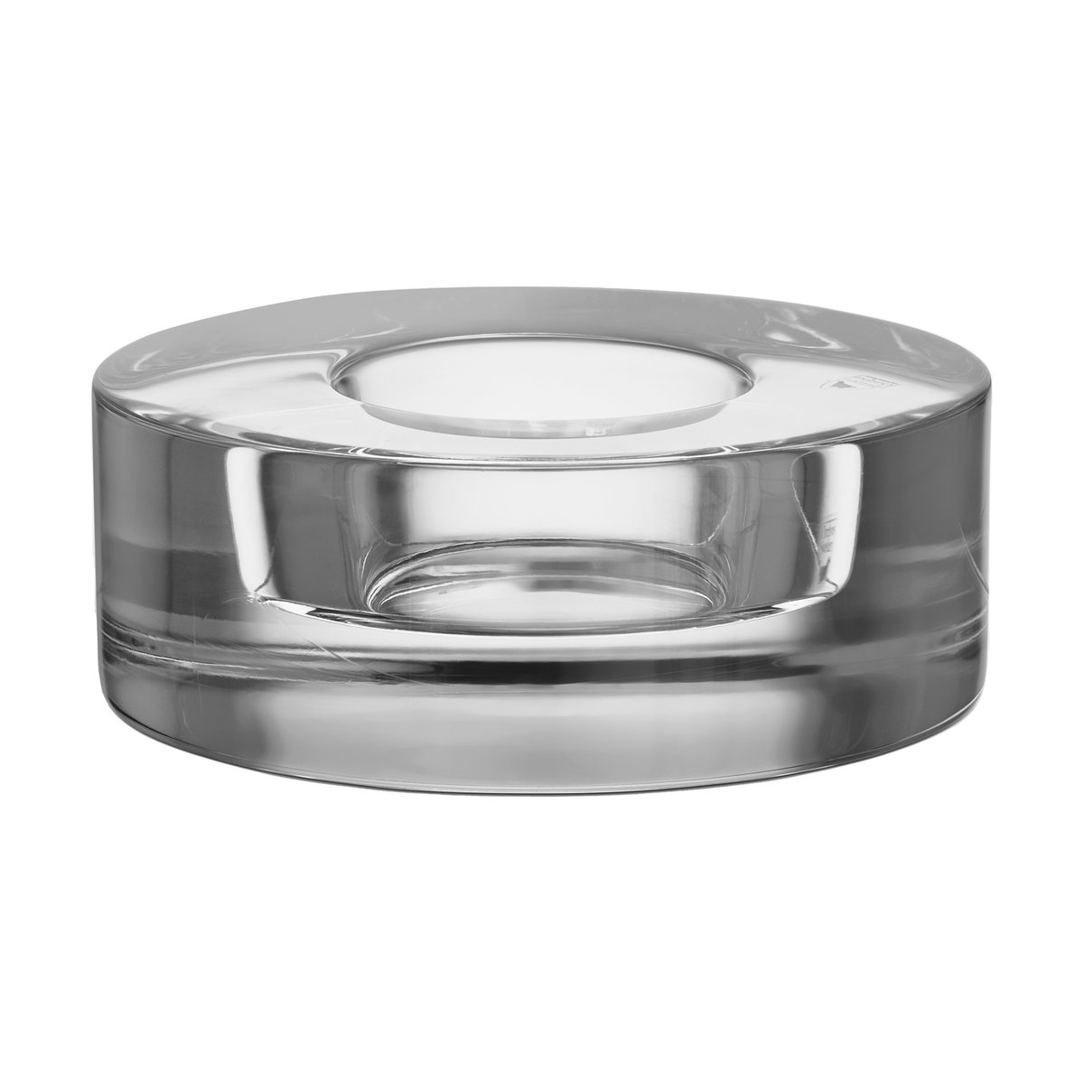 Orrefors Puck waxinelichtjeshouder 36 mm Transparant