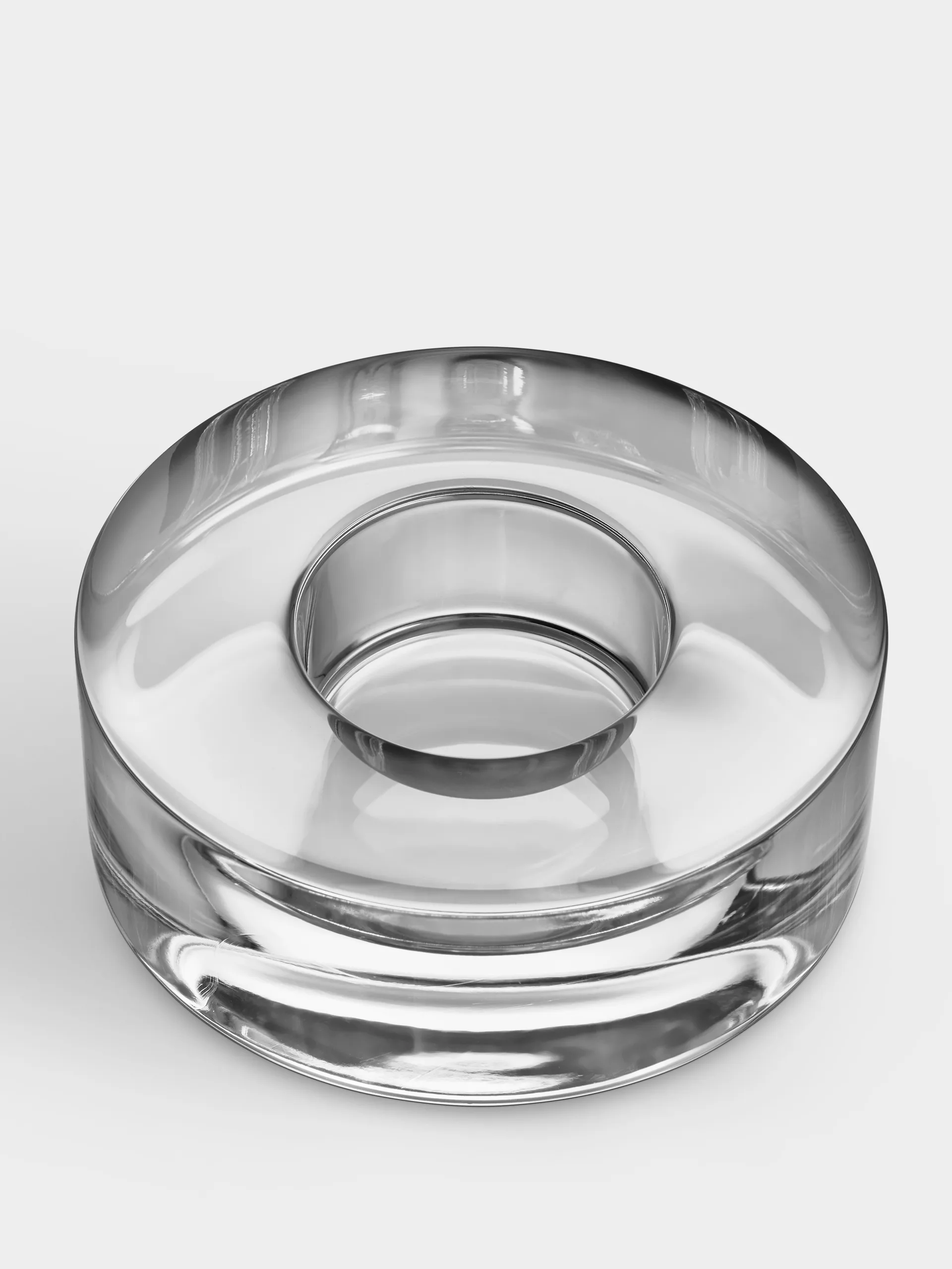 Puck waxinelichtjeshouder 36 mm, Transparant Orrefors