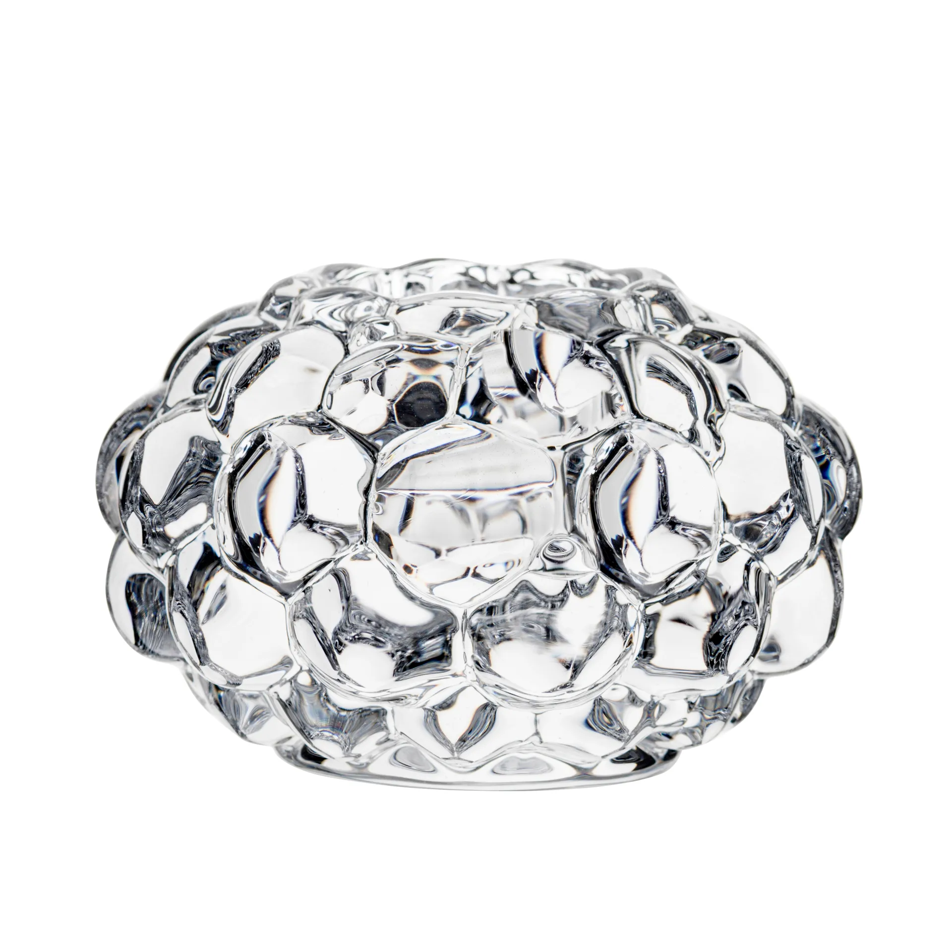 Raspberry theelicht houder, middel Orrefors