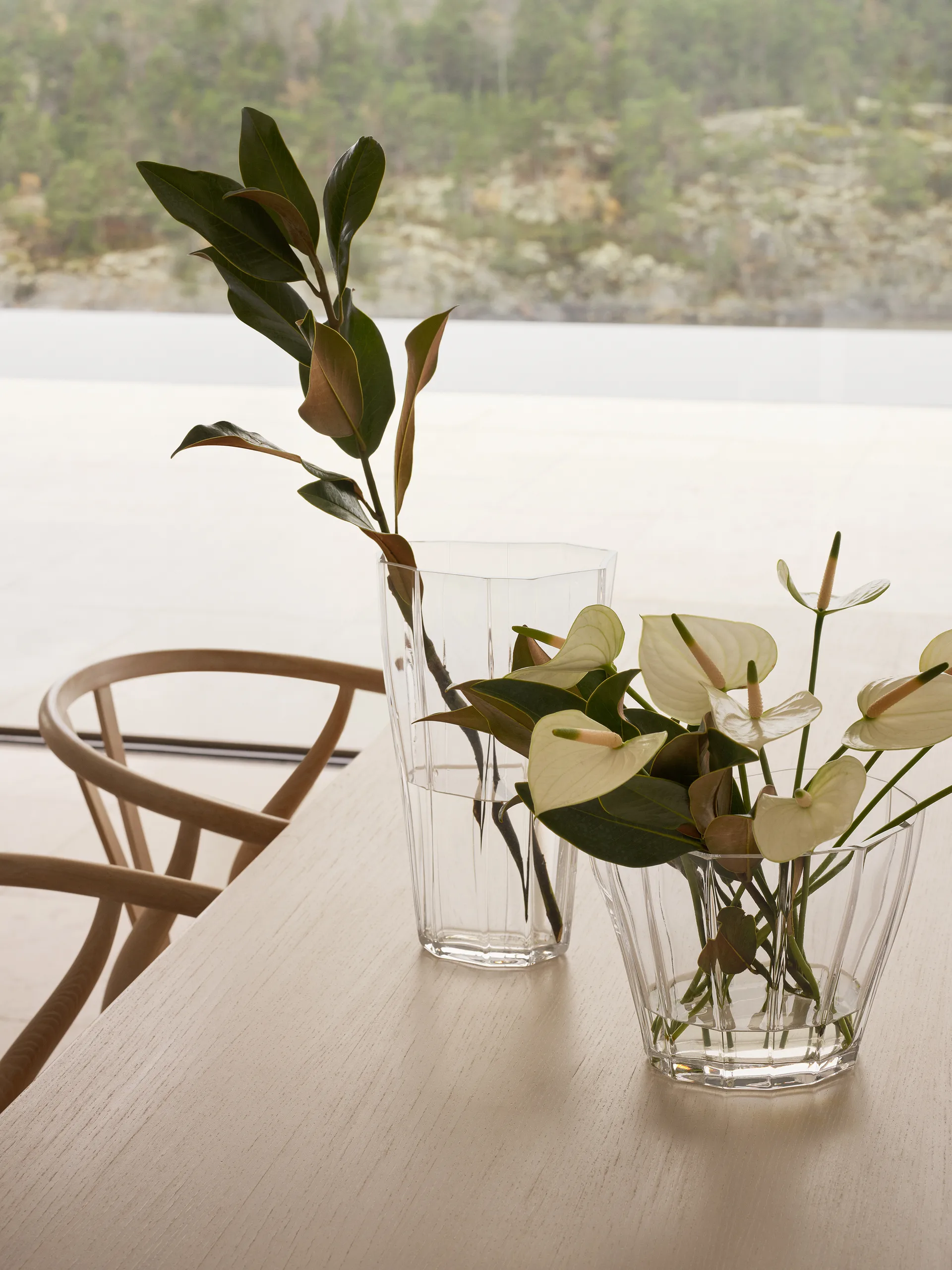 Reed vaas 17,5 cm, Transparant Orrefors