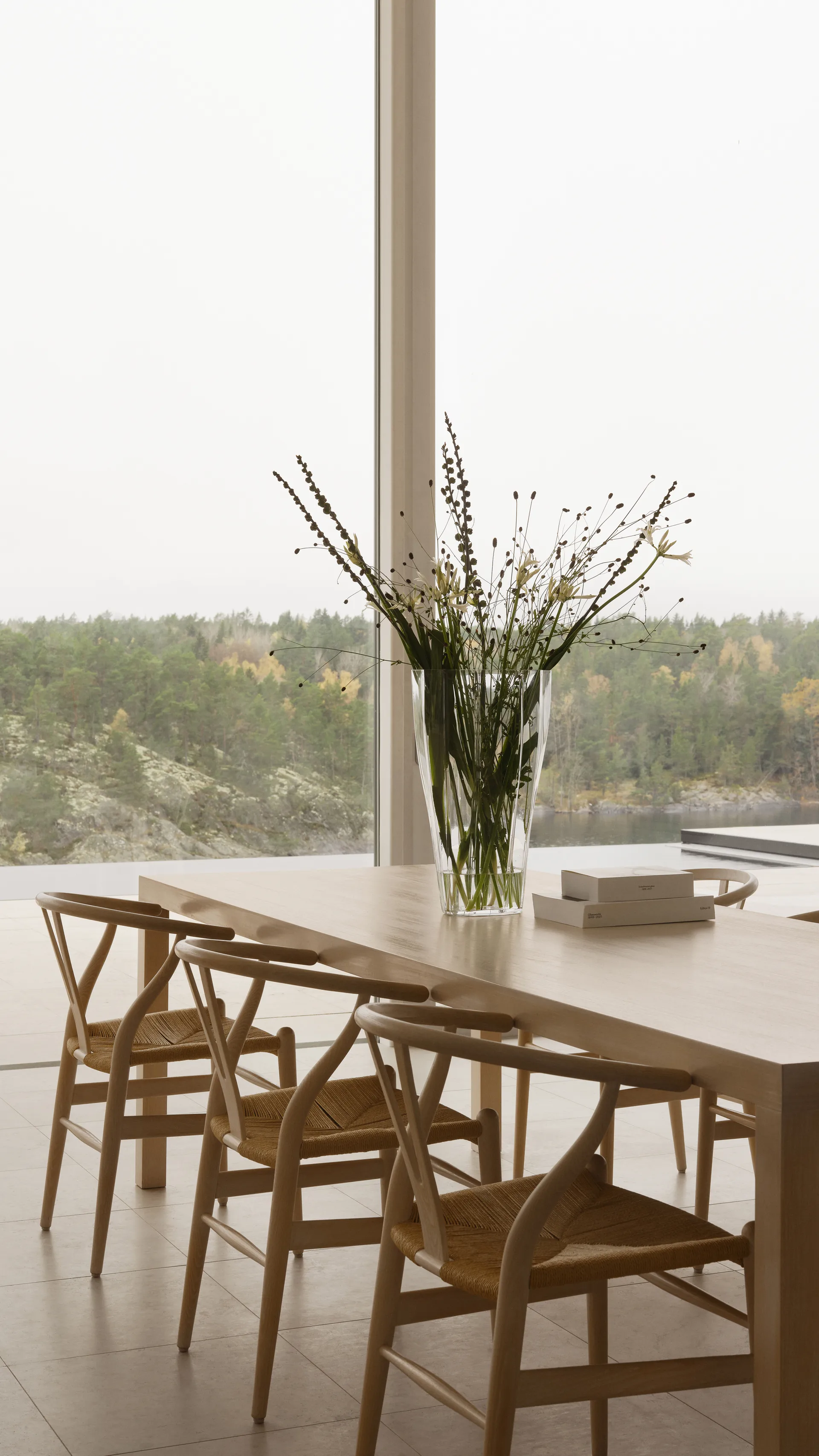 Reed vaas 50 cm, Transparant Orrefors