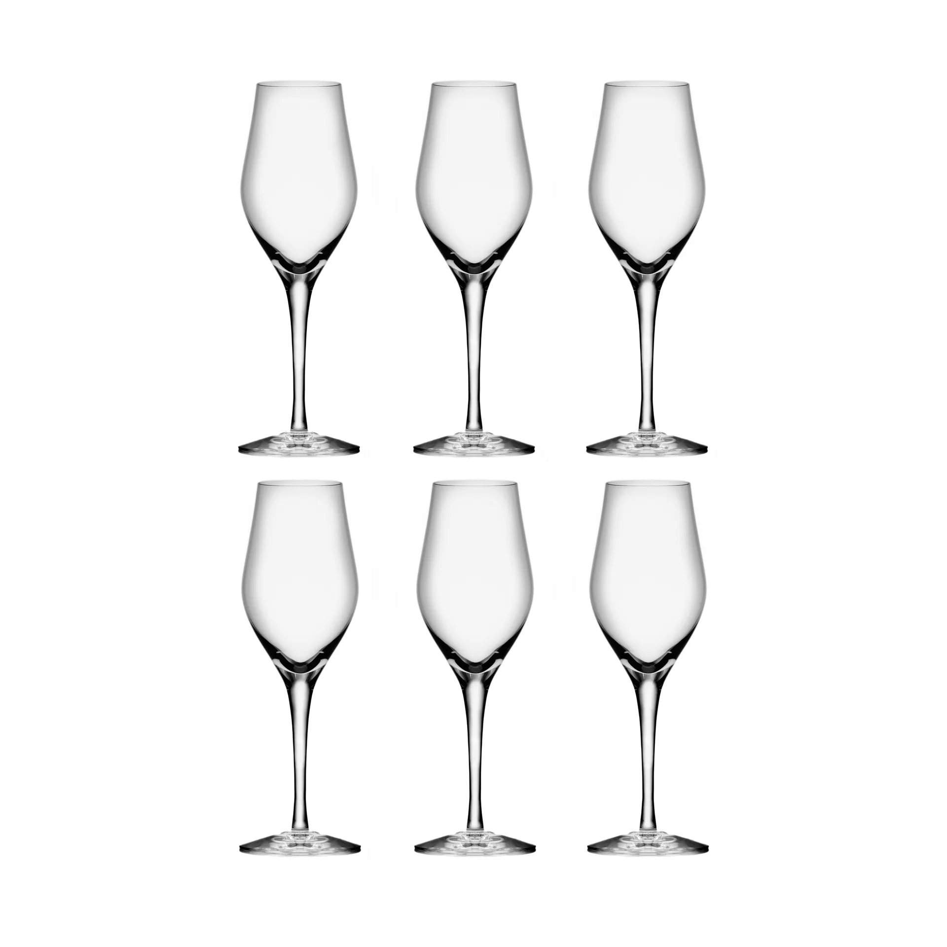 Sense champagneglas 25,5 cl 6-pack, Transparant Orrefors