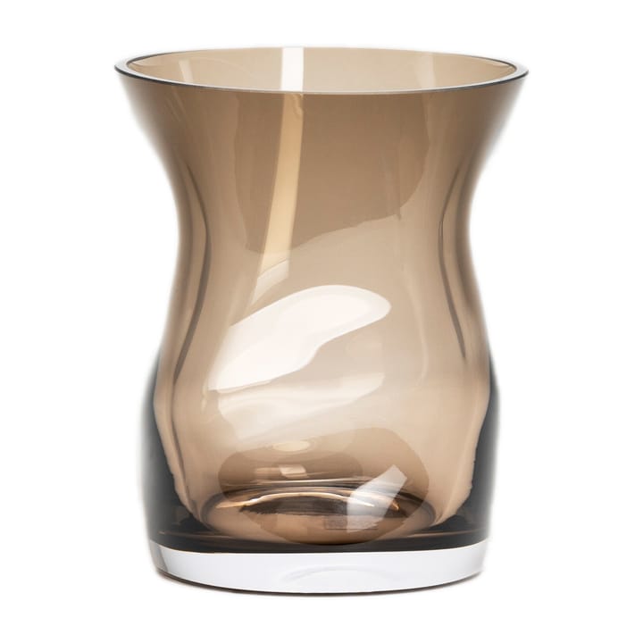 Squeeze tulpenvaas 18 cm, Bruin Orrefors