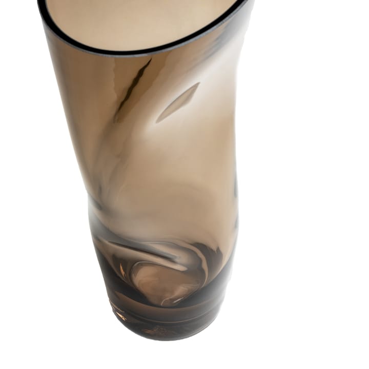 Squeeze vaas 34 cm, Bruin Orrefors