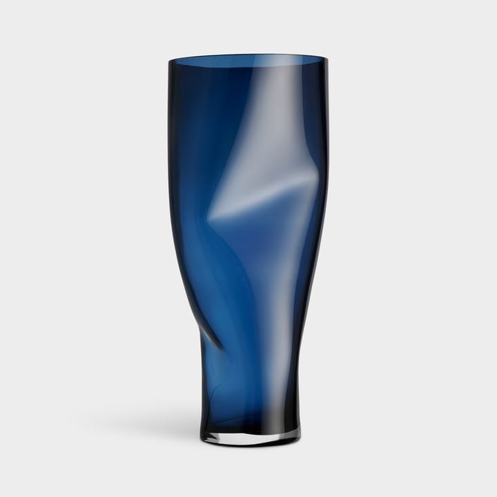 Squeeze vaas, Midnight blue Orrefors