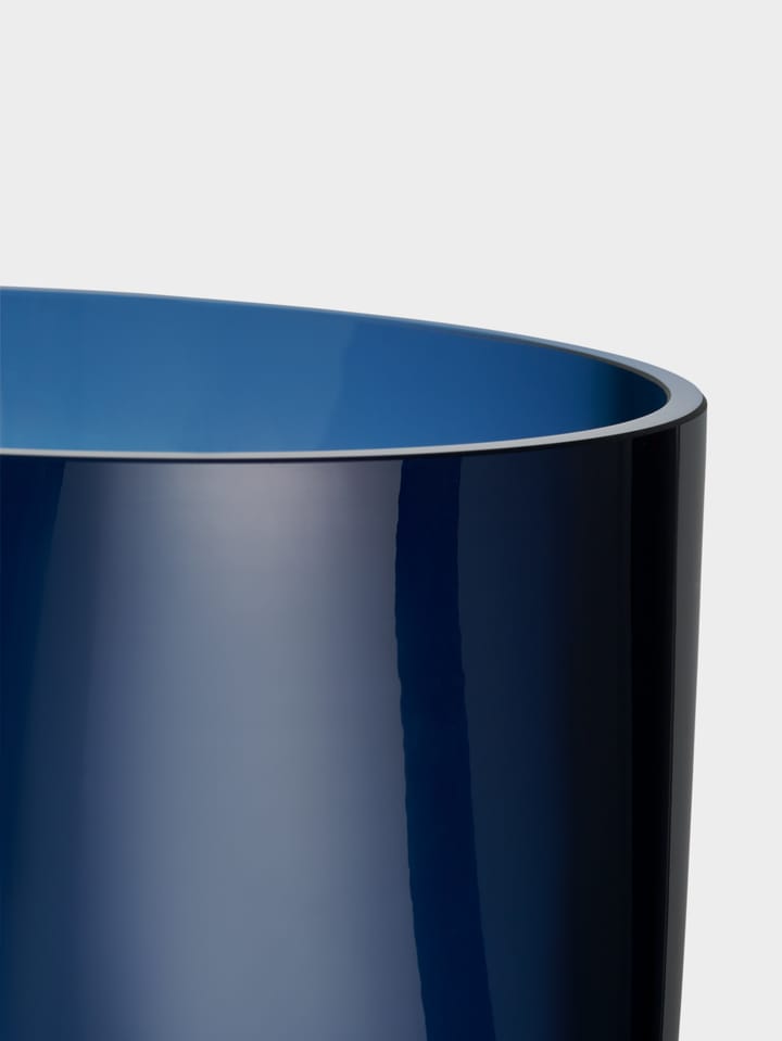 Squeeze vaas, Midnight blue Orrefors