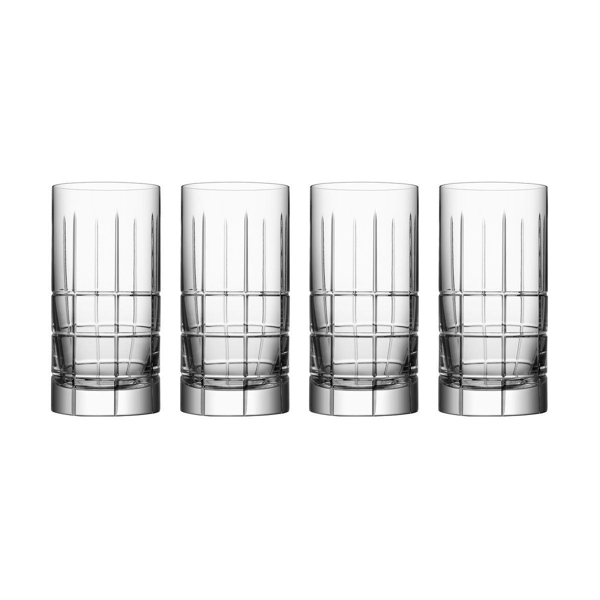 Orrefors Street highball glas 45 cl 4-pack Transparant