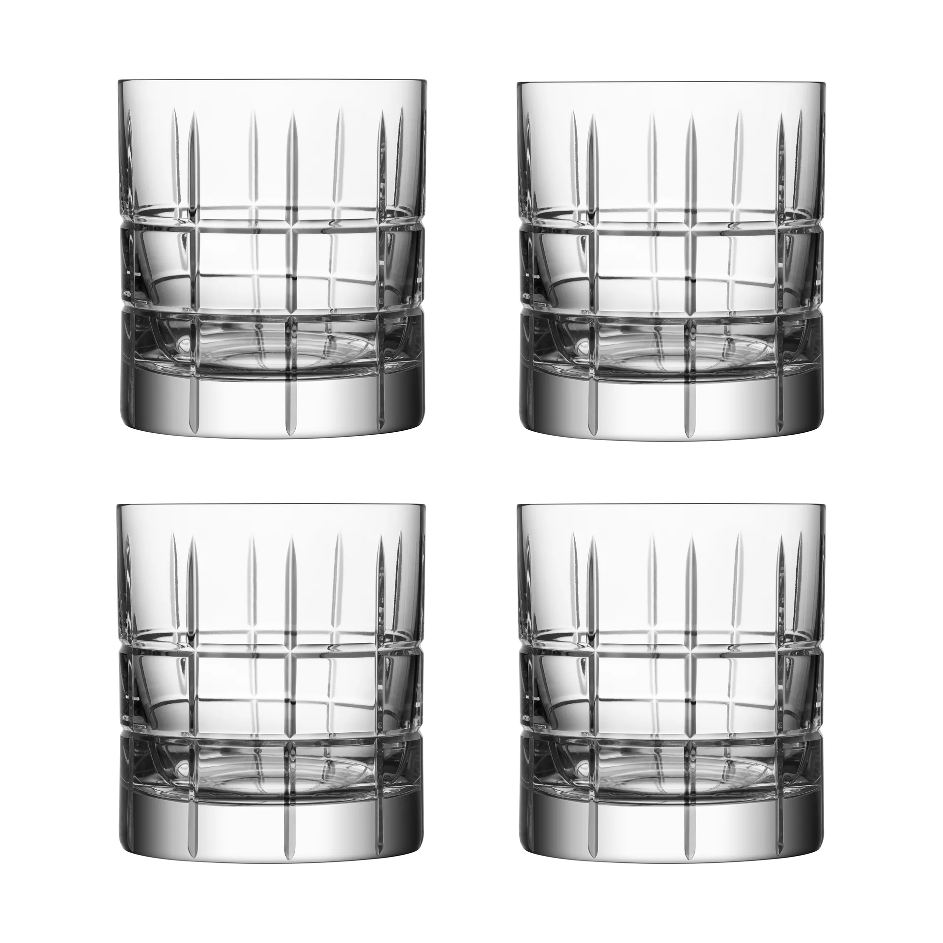 Street Old Fashioned glas 27 cl 4-pack, Transparant Orrefors