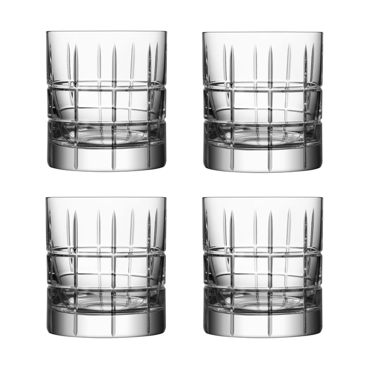 Street Old Fashioned glas 27 cl 4-pack - Transparant - Orrefors