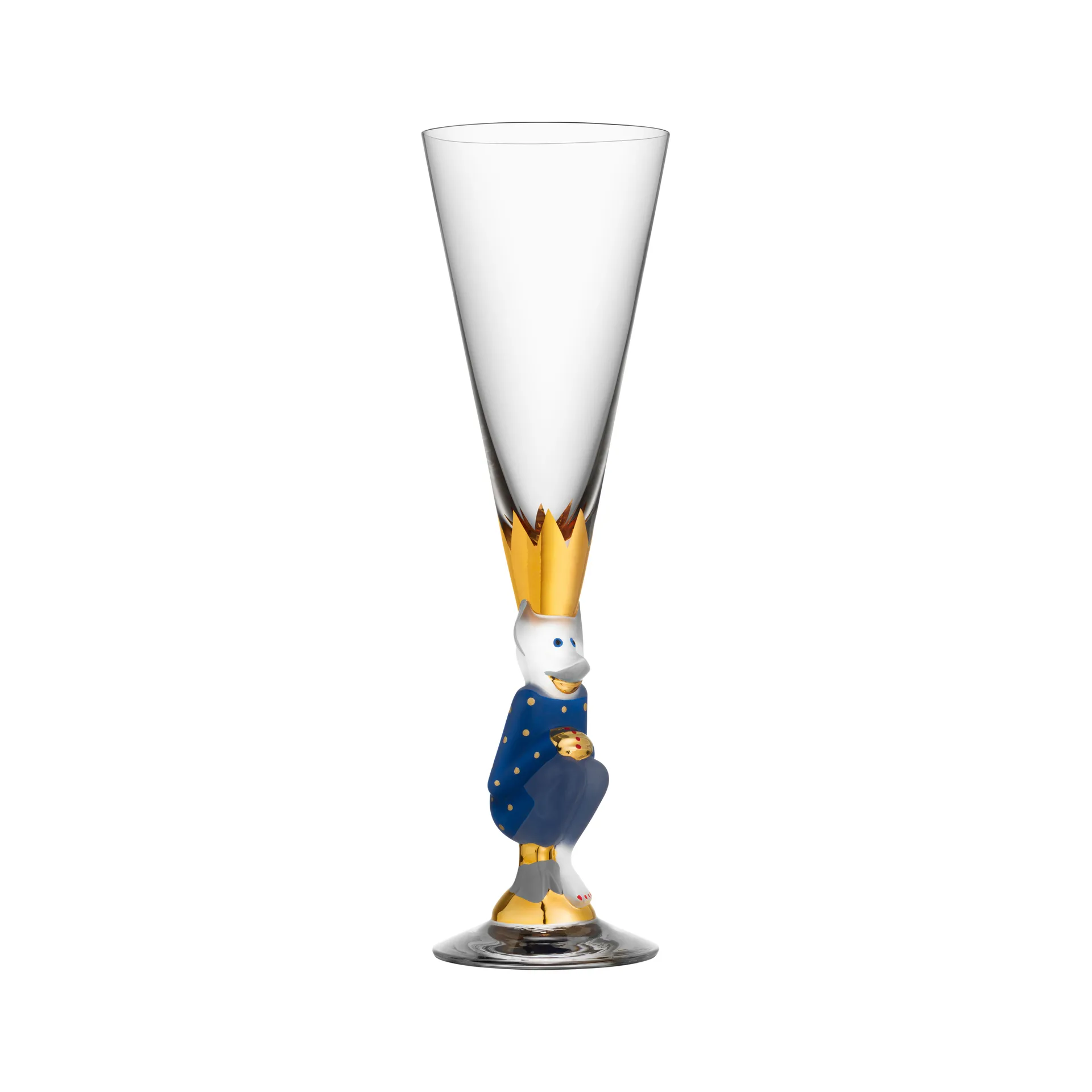 The Sparkling Devil champagneglas 19 cl, Blauw Orrefors