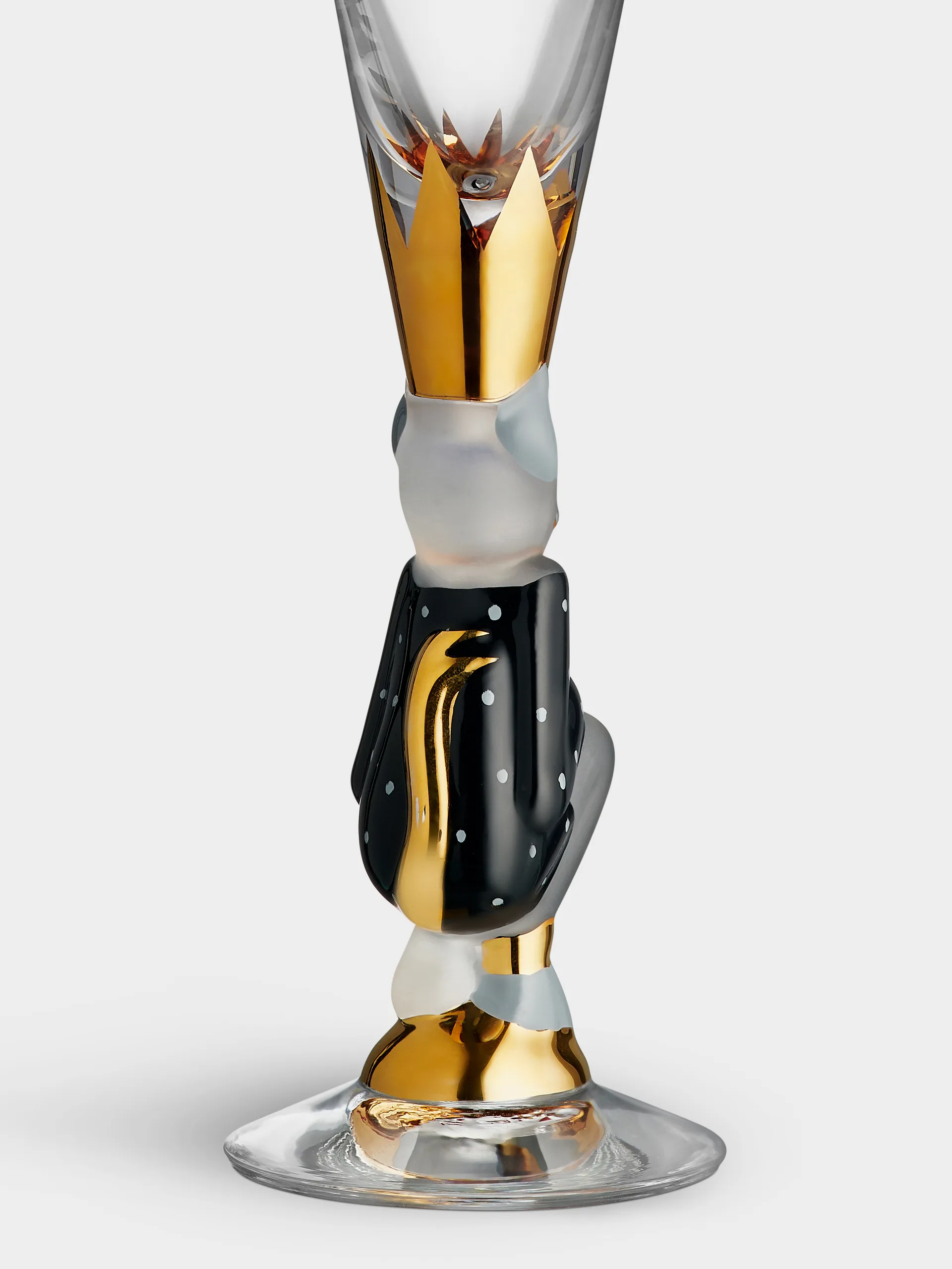 The Sparkling Devil champagneglas 19 cl, Donkergrijs Orrefors