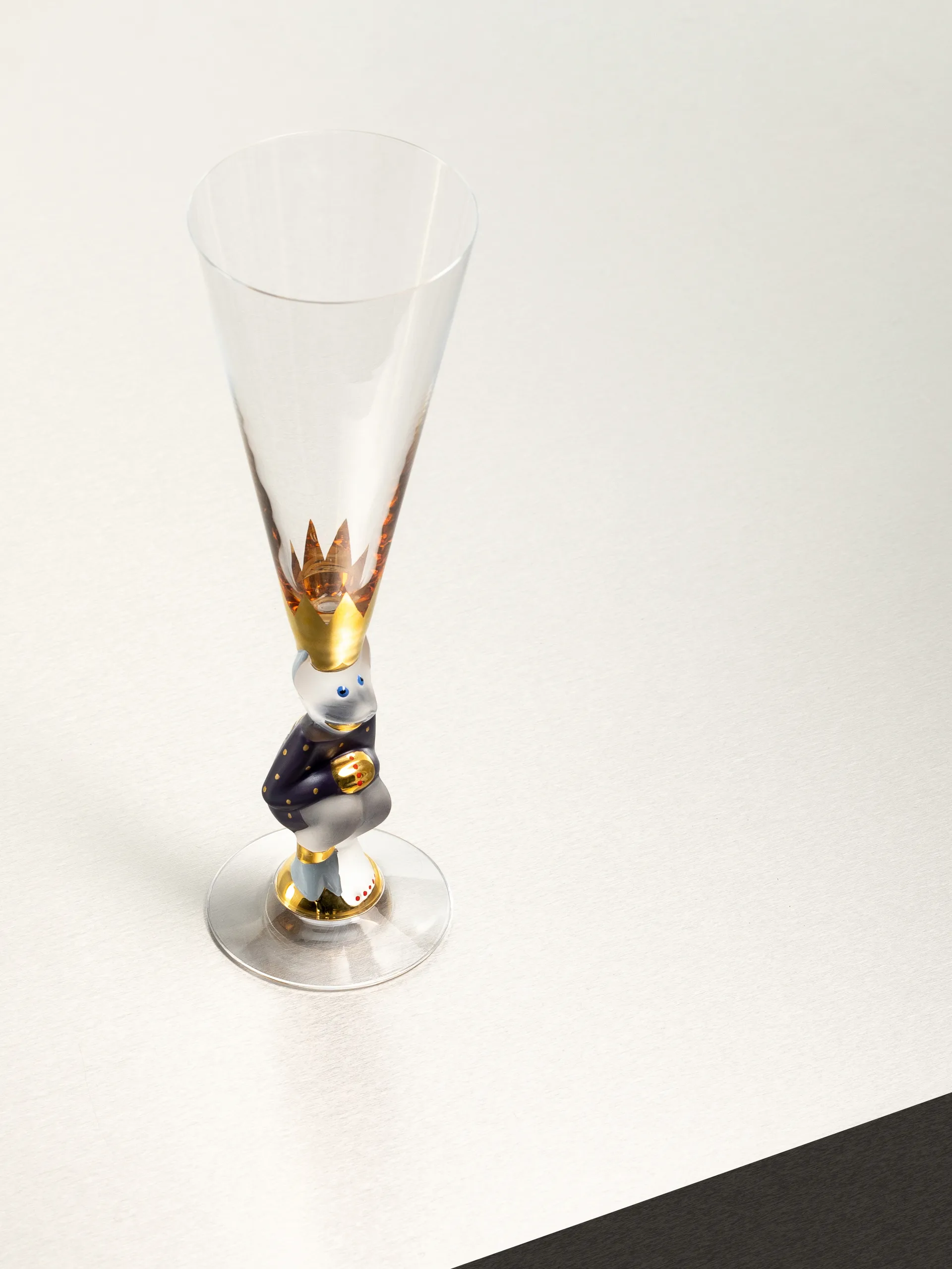 The Sparkling Devil champagneglas 19 cl, Paars Orrefors