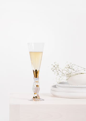 The Sparkling Devil champagneglas 19 cl - Wit - Orrefors