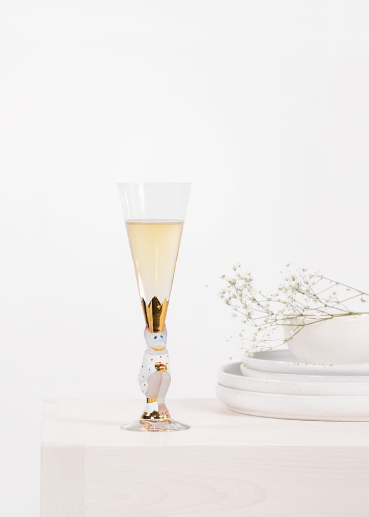 The Sparkling Devil champagneglas 19 cl - Wit - Orrefors