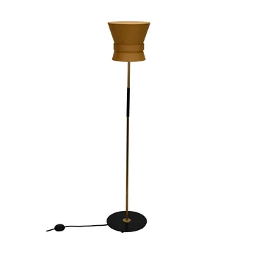 Bow vloerlamp - Ruw messing-yellow ochre, small 147 cm - Örsjö Belysning