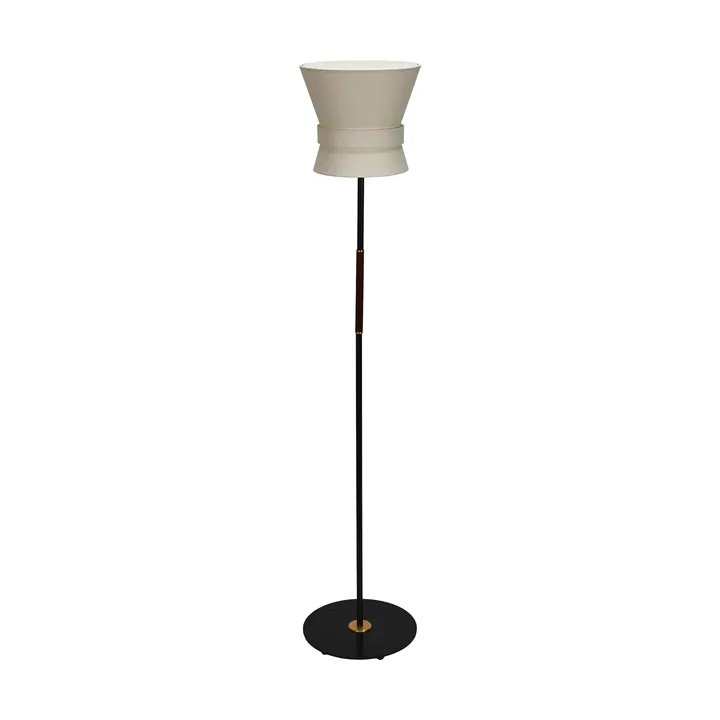 Bow vloerlamp - Zwart-cream white, small 147 cm - Örsjö Belysning