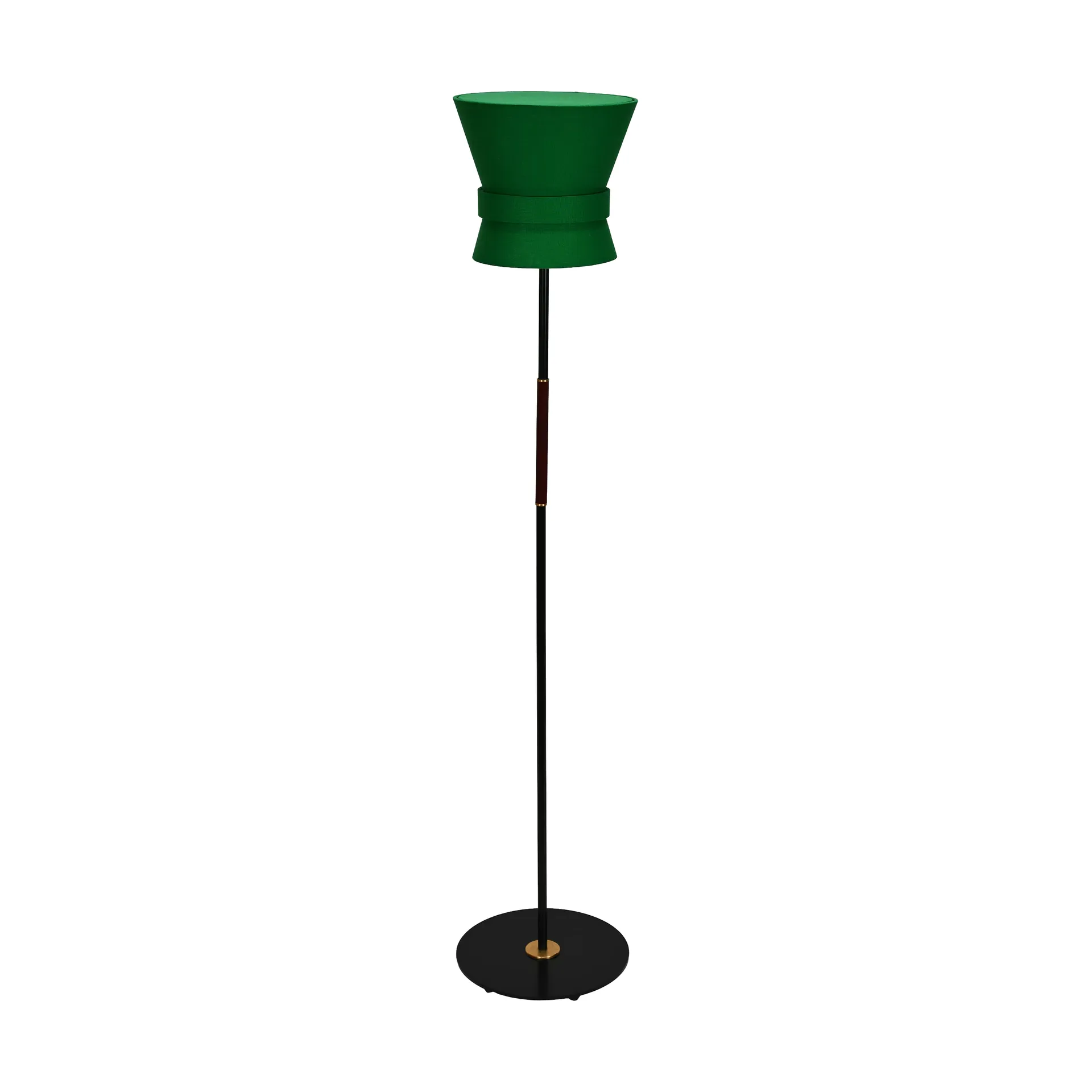 Bow vloerlamp, Zwart-emerald green, small 147 cm Örsjö Belysning