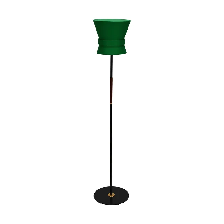 Bow vloerlamp - Zwart-emerald green, small 147 cm - Örsjö Belysning