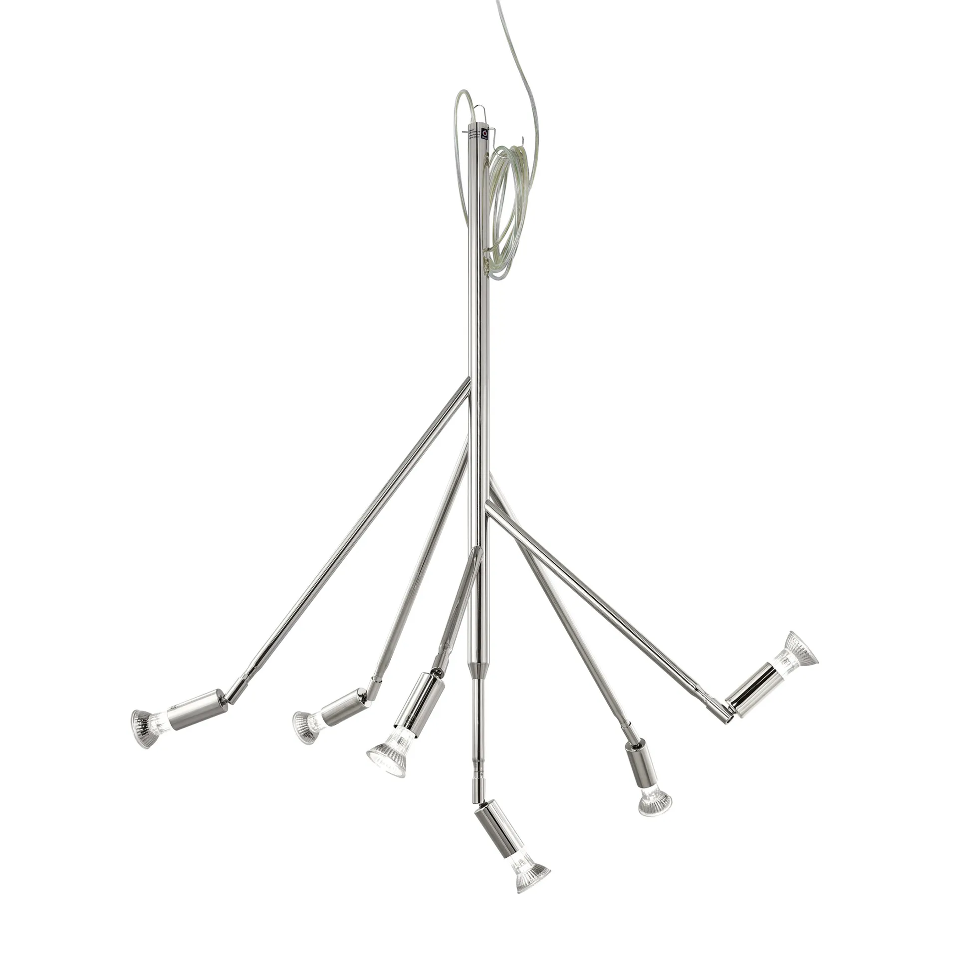 Kvist lamp groot, nikkel afgewerkt messing Örsjö Belysning