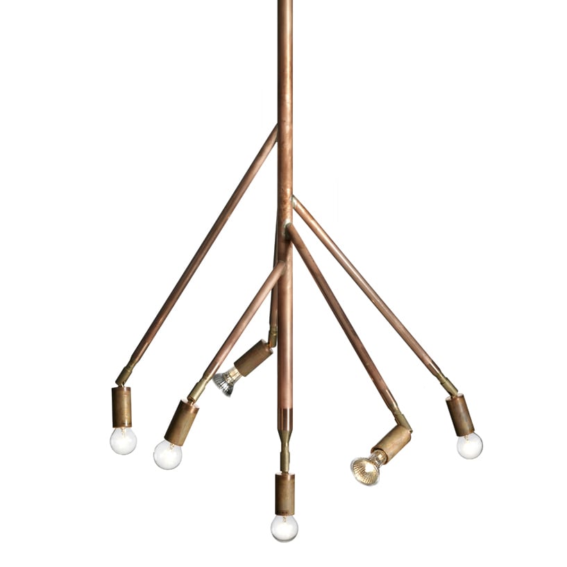 Örsjö Belysning Kvist lamp groot ruw koper | Scandinavisch Interieur | Hanglampen | Goudkleurig
