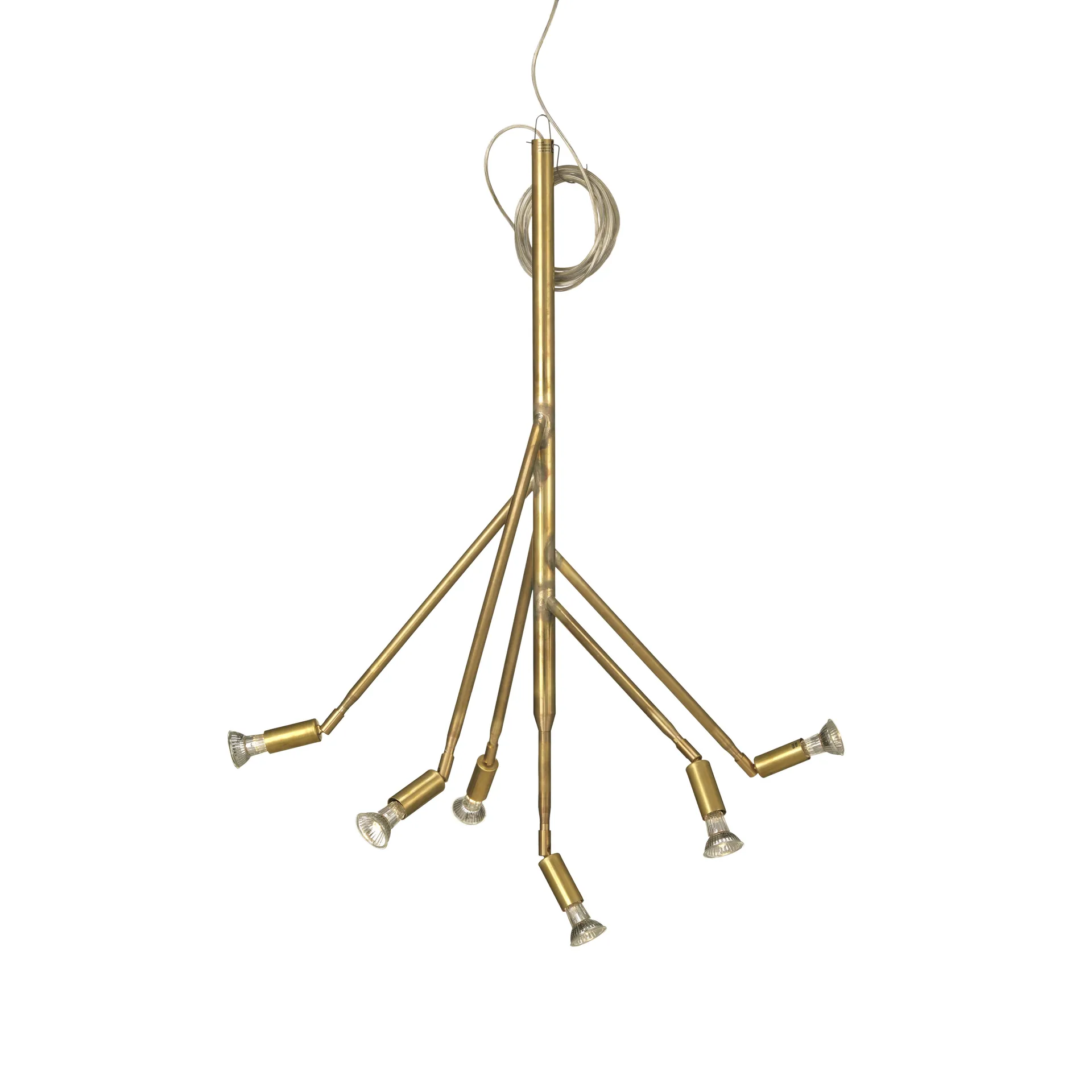 Kvist lamp groot, ruw messing Örsjö Belysning