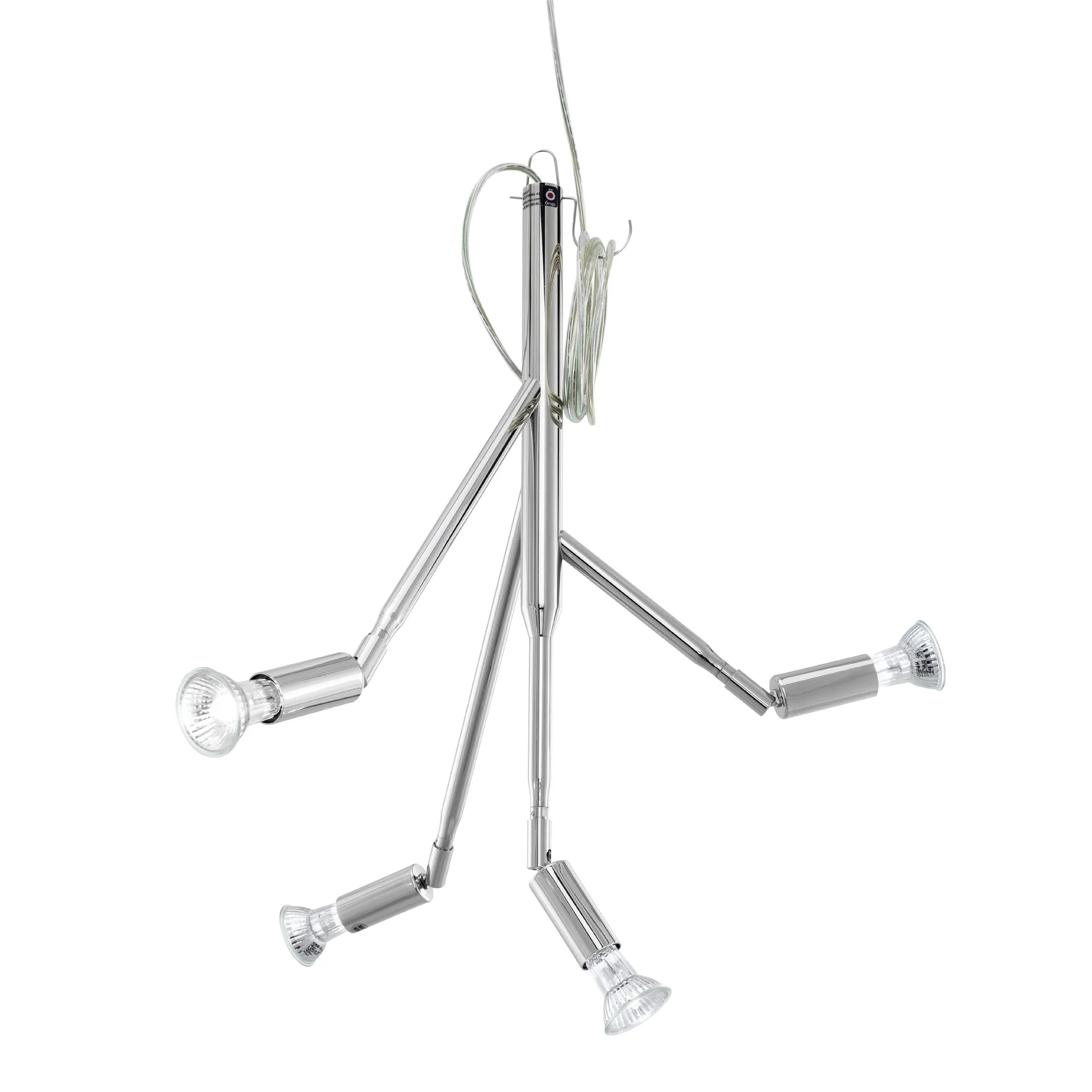 Kvist lamp klein, messing met nikkel afwerking Örsjö Belysning