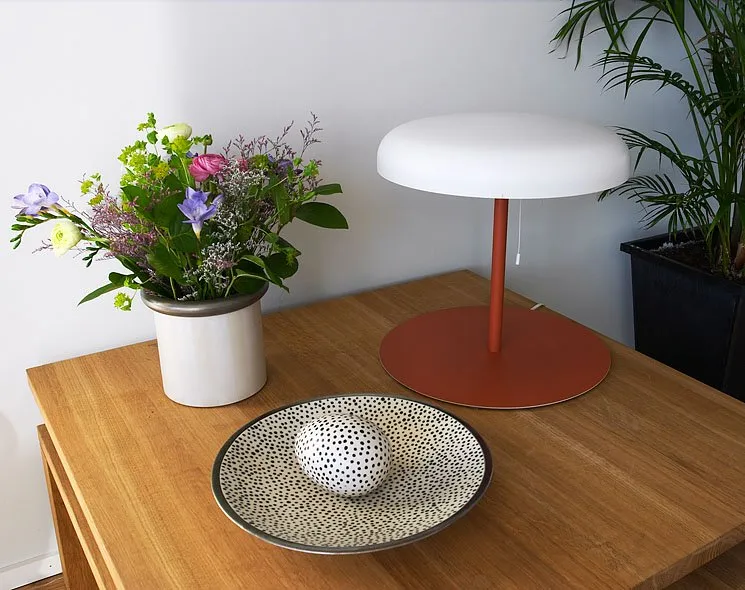 Mushroom tafellamp, oranje Örsjö Belysning