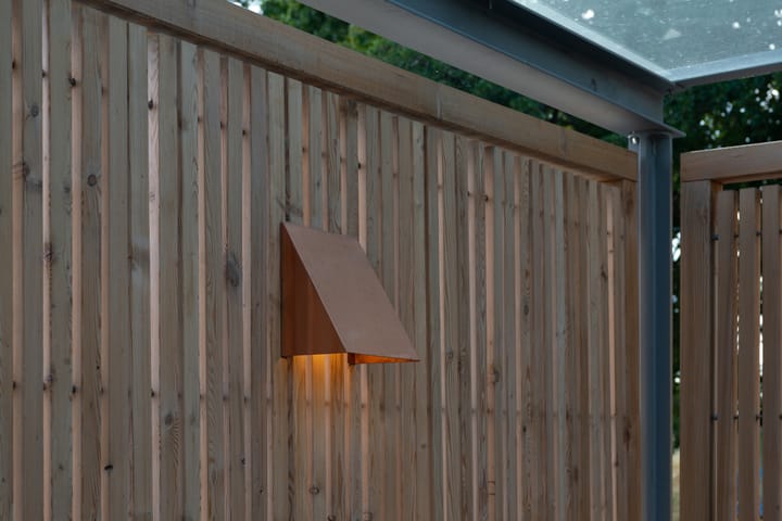 Oxid buitenlamp muur, Koper Örsjö Belysning