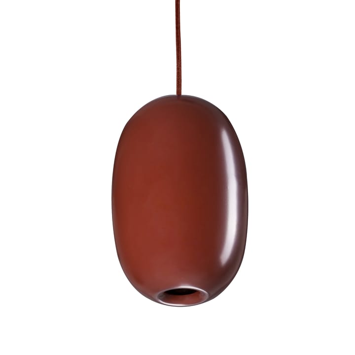 Pebble pendant langwerpig - geoxideerd rood-metaal - Örsjö Belysning