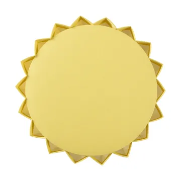 Plissé tafellamp textiel - Geel - Örsjö Belysning