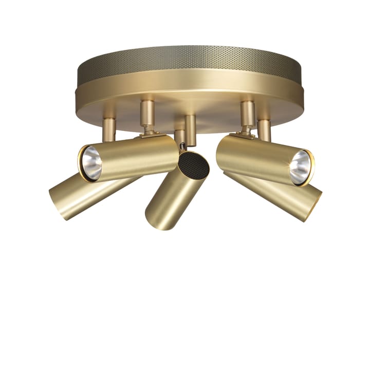 Puck plafondlamp - messing mat, 5 lampen - Örsj�ö Belysning