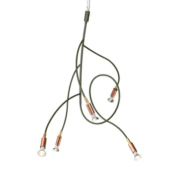 Ranka 5 plafondlamp - Olivengroen - Örsjö Belysning