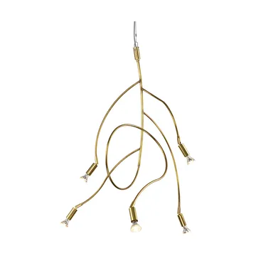 Ranka 5 plafondlamp - Ruw messing - Örsjö Belysning