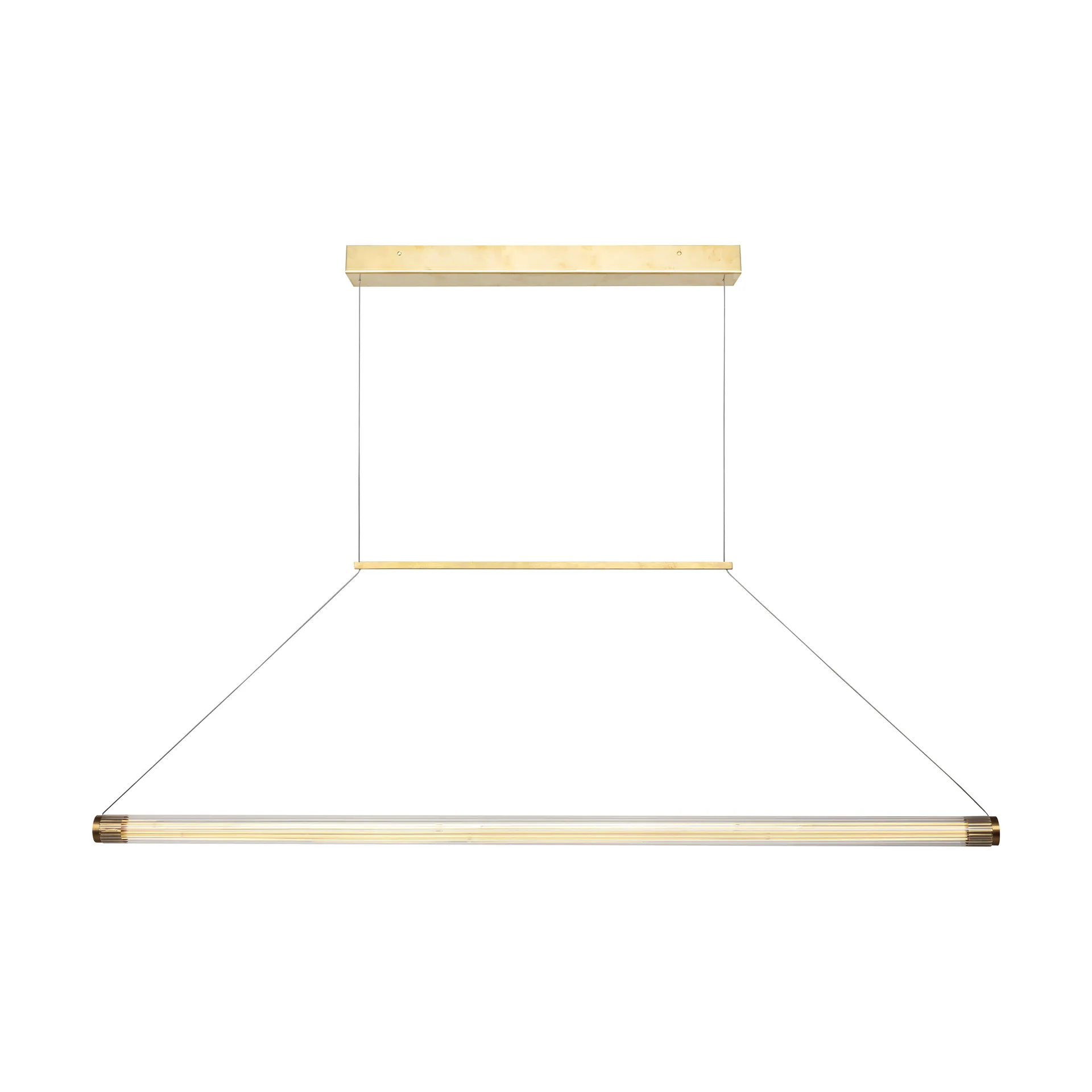 Ray hanglamp messing, 120 cm Örsjö Belysning