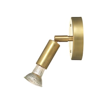 Star 1 Muurlamp/Plafondlamp - ruw messing, met aansluitingsbehuizing - Örsjö Belysning