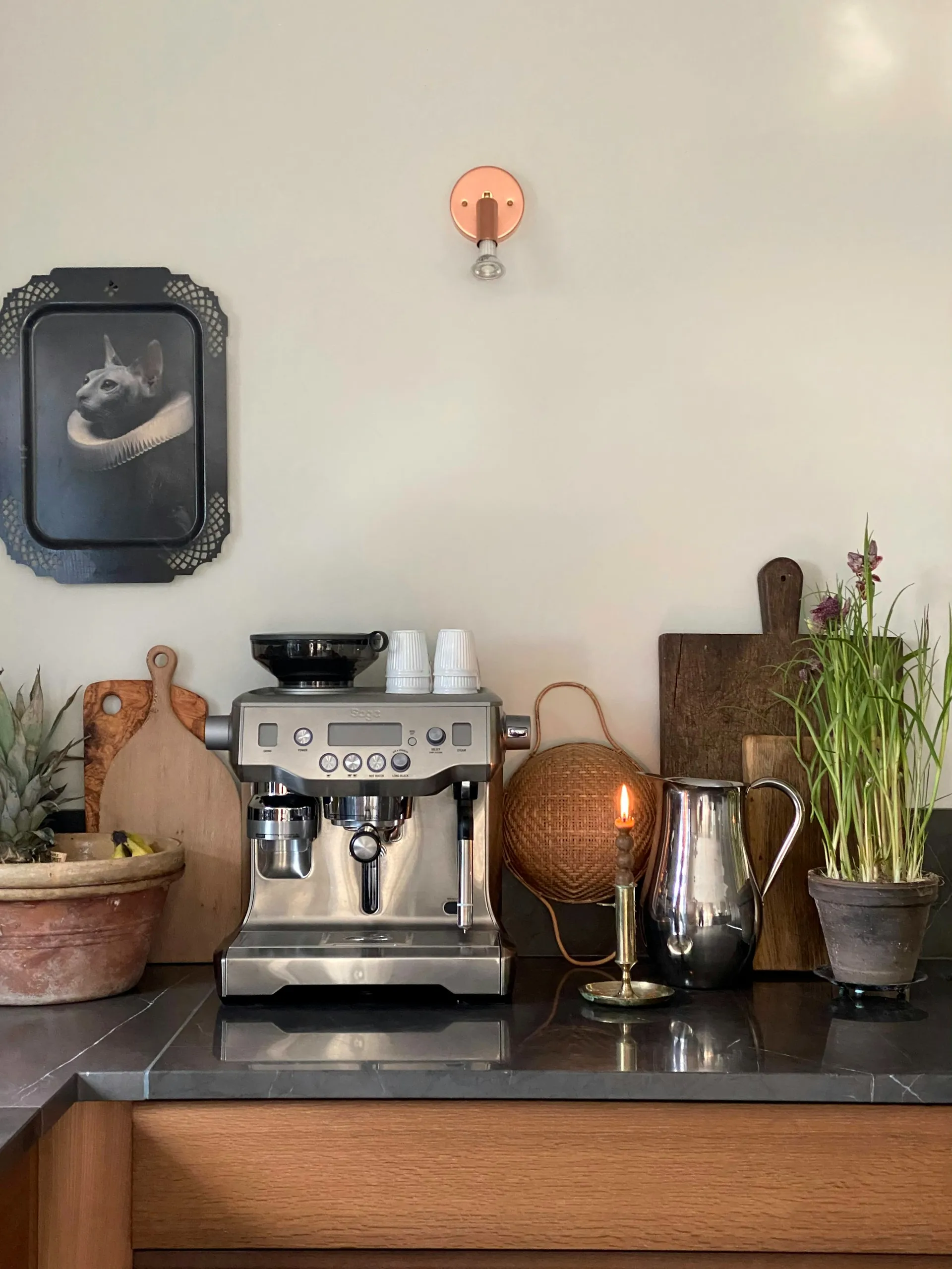 Star 1 Muurlamp/Plafondlamp, wit, vaste montage Örsjö Belysning