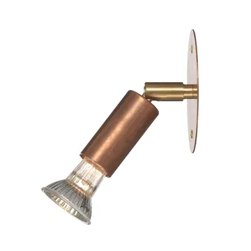 Star 1 wandlamp directe aansluiting - ruw koper - Örsjö Belysning