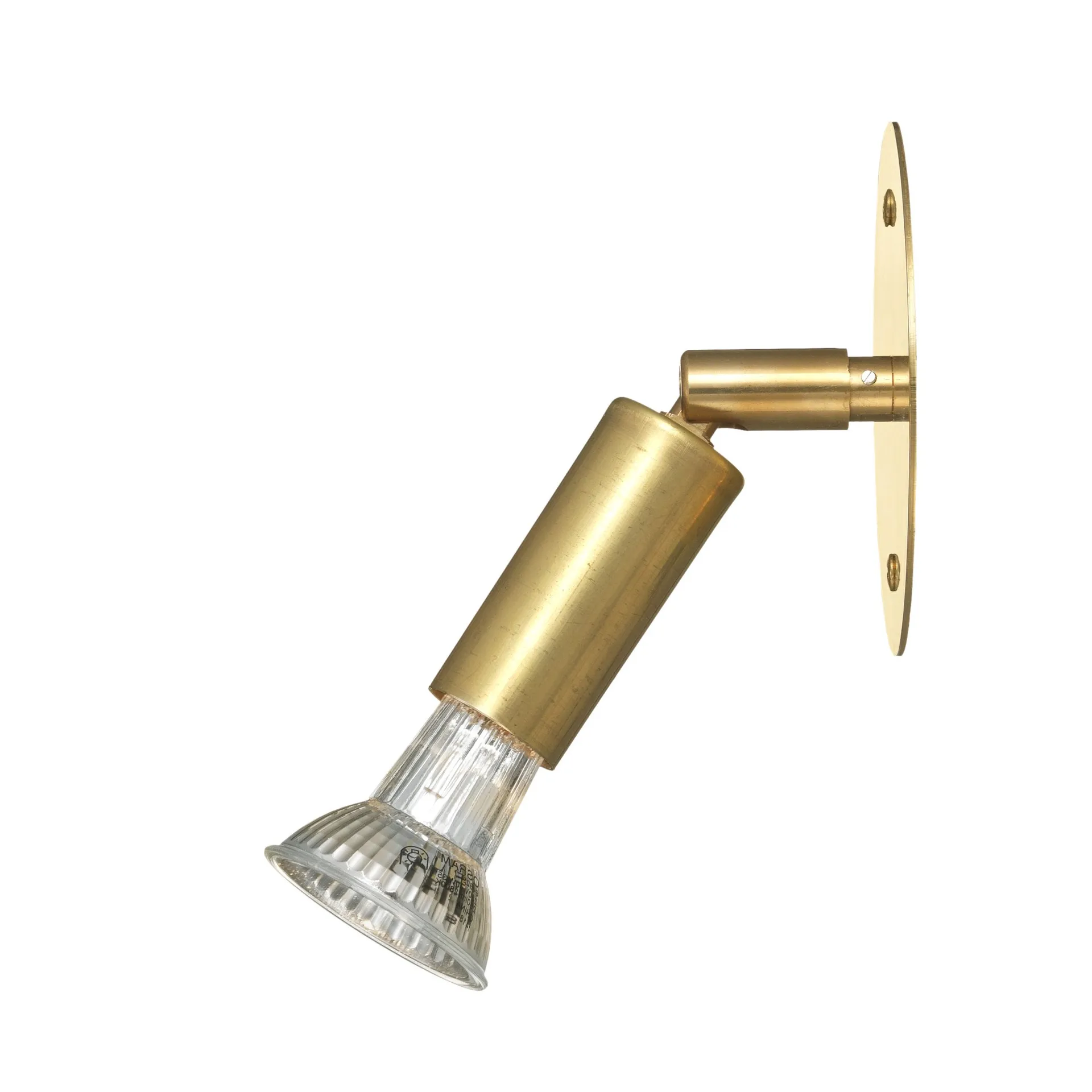 Star 1 wandlamp directe aansluiting, ruw messing Örsjö Belysning