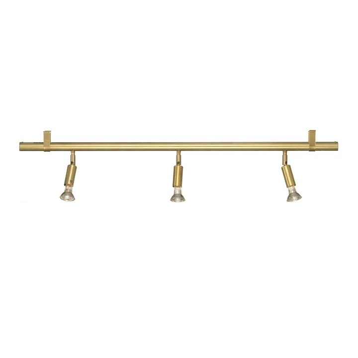 Star 3 wand- en plafondlamp - Ruw messing, 100 cm - Örsjö Belysning