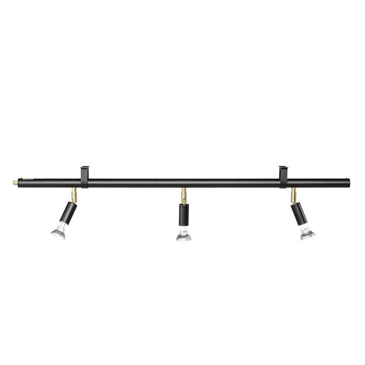 Star 3 wand- en plafondlamp - Zwart, 100 cm - Örsjö Belysning