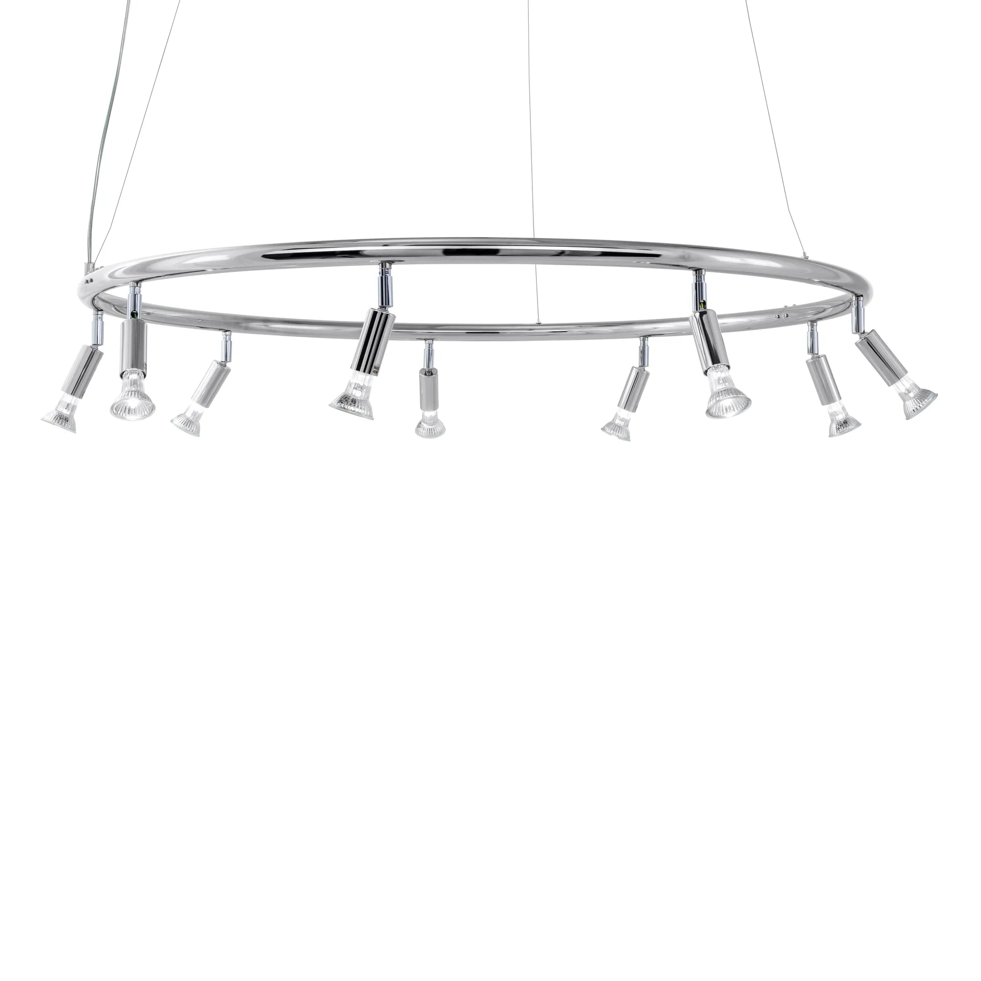 Star 9 lamp rond Ø100 cm, nikkel afgewerkt messing Örsjö Belysning