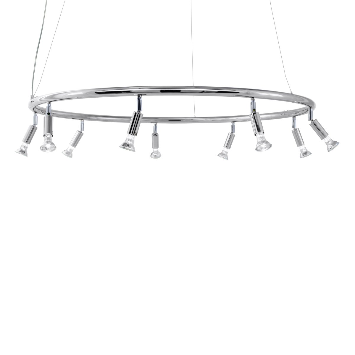 Örsjö Belysning Star 9 lamp rond nikkel afgewerkt messing