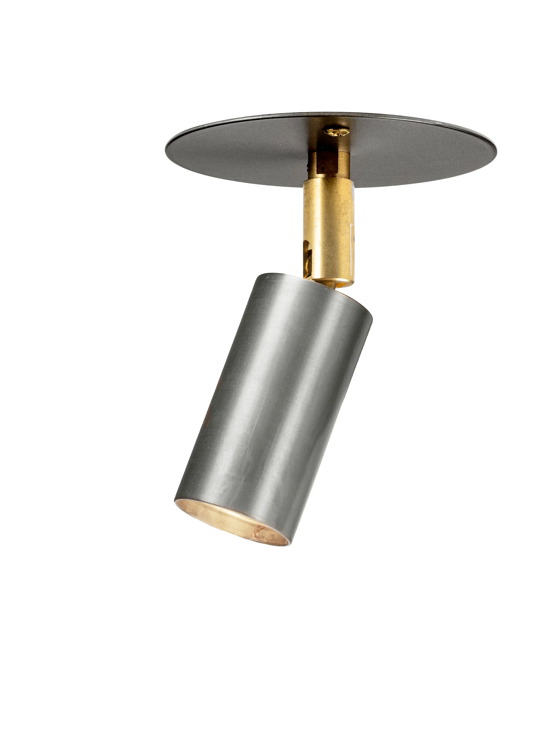 Starlight 1 plafond-/wandlamp plaat vaste montage, Ruw staal Örsjö Belysning