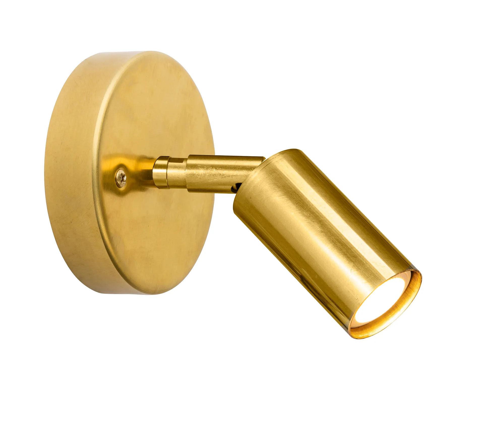 Starlight 1 plafond-/wandlamp vaste montage, Ruw messing Örsjö Belysning