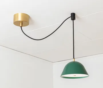 Streck hanglamp small 11×21 cm - Dennengroen RAL 6028 - Örsjö Belysning